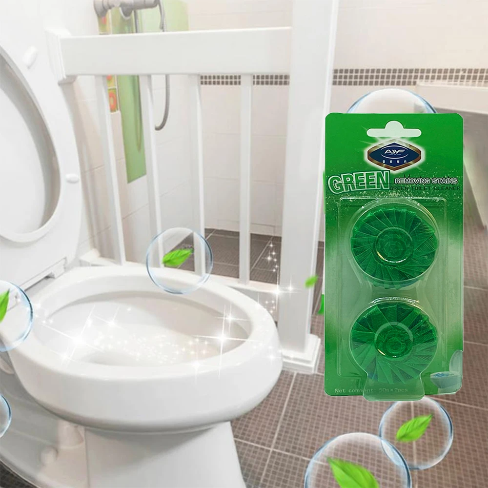 

Wholesale Factory toilet cleaner 50g deodorant toilet bowl cleaning detergent, Green