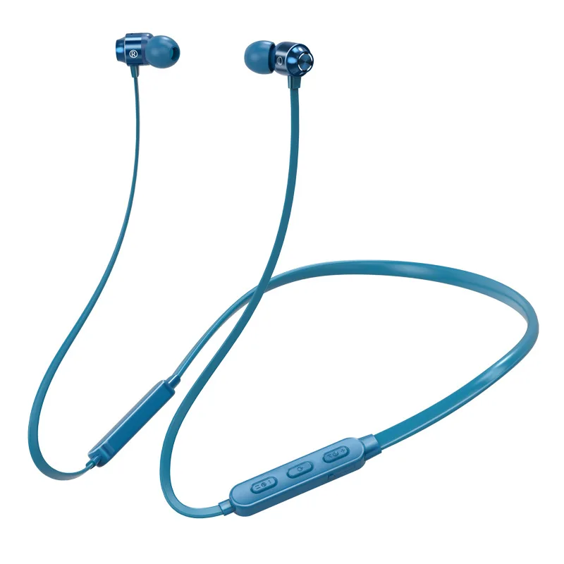 

New Gaming BT5.0 TWS Neck Hanging Earphone Wireless Neckband Headphones Stable Custom Wireless Sports Wireless Neck Earphones