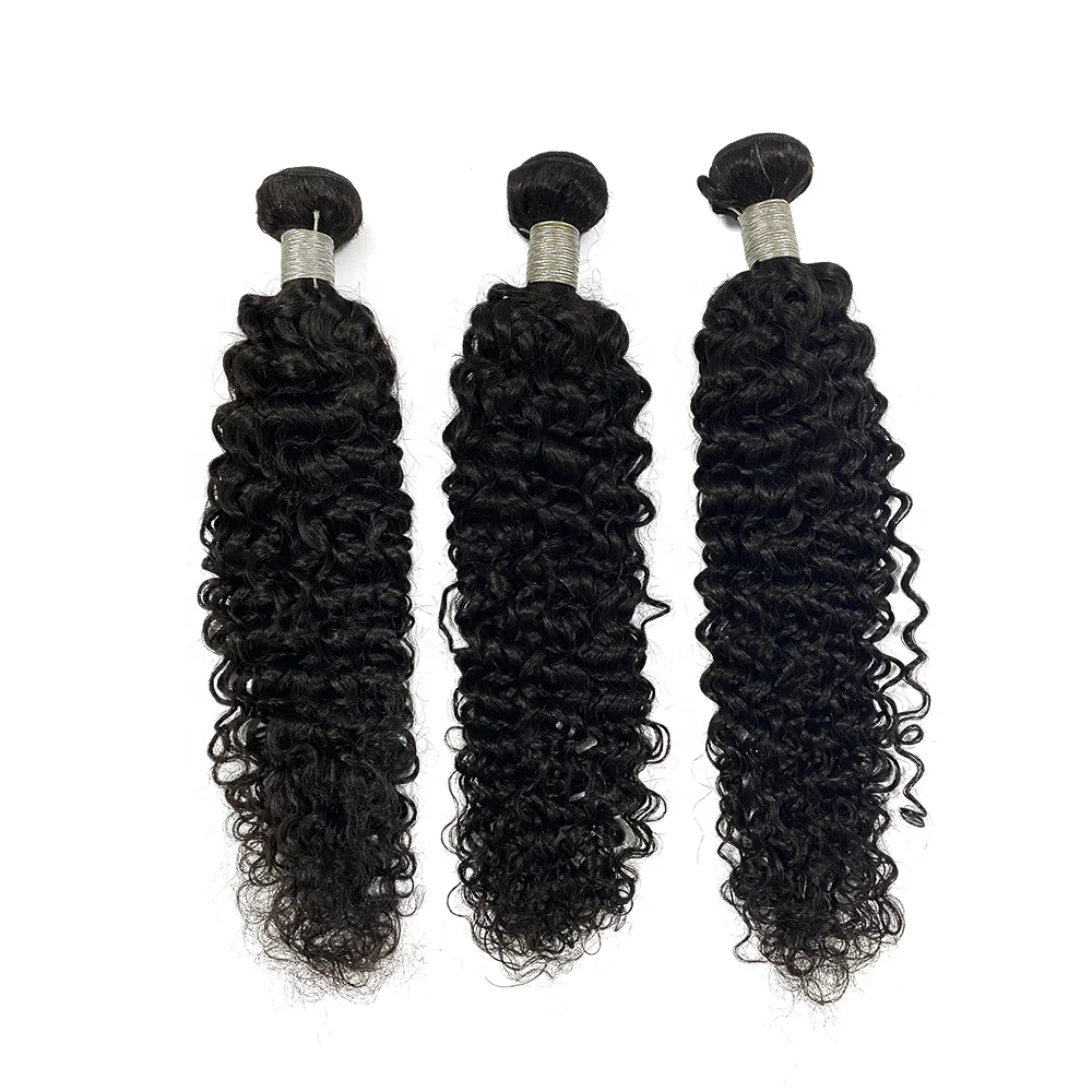 

Top quality Human hair bundles vendor, curly hair bundles with lace closure for black woman