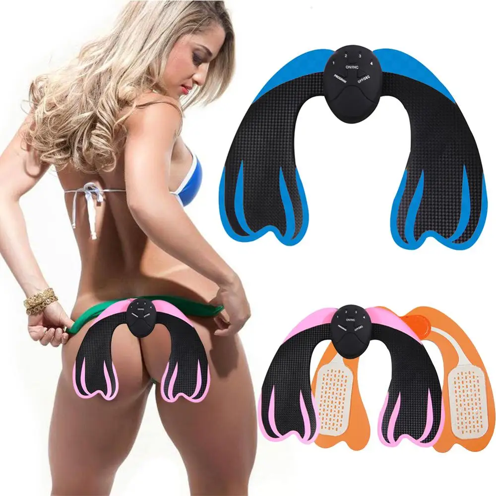 

Smart Hips Muscle Trainer Body Sculpting Massager Stimulator Pad Gym Fitness Hips Sports Lose Weight ABS Stickers, 4 colors available