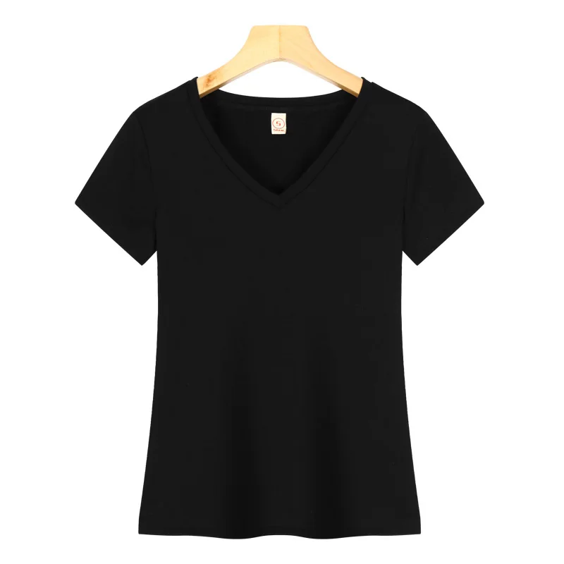 

Womens or Girls High V Neck T-shirt
