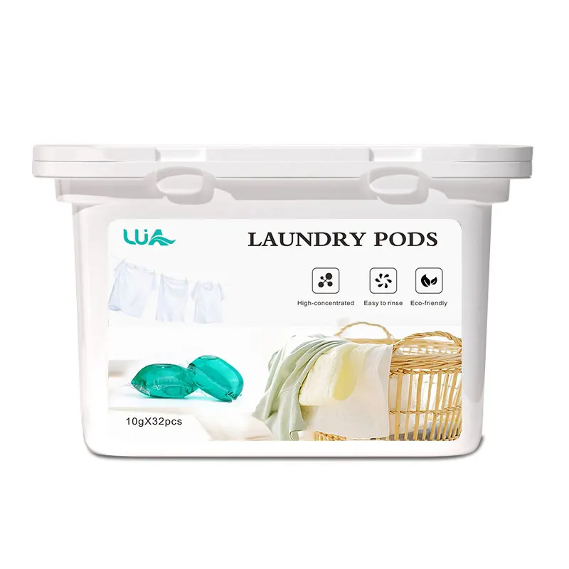 

25g x 20pcs eco-friendly ingredients Plant Liquid Laundry Detergent liquid capsules gel soap pods, Customized color