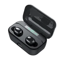 

TOPK 2200 mAh LED Display Wireless Headphones Bluetooth 5.0 Earphones Waterproof TWS Stereo Mini Headset