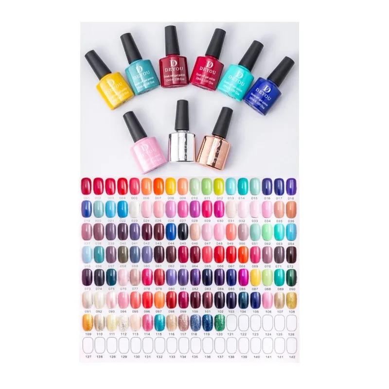 

top supplier set top box uv gel nail gel polish, 120 colors