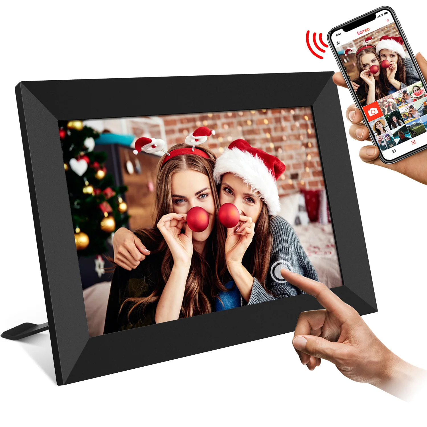 

10.1 Inch Wifi Digital Photo Frame 16GB Memory Cloud Frame With LCD Touch Screen Photos Videos Digital Photo Frame