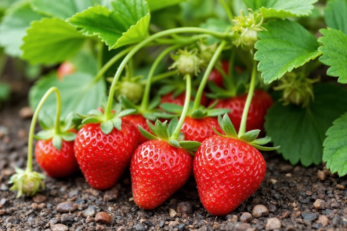 how long does a strawberry plant take to grow