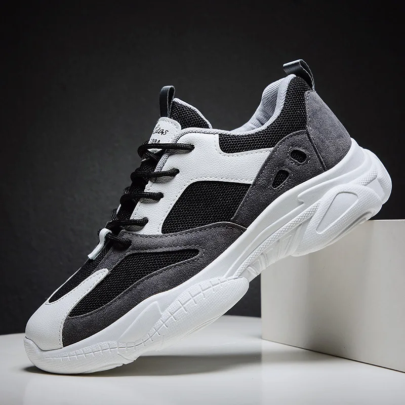 

New Style High Quality Breathable Men's Shoes Fashion Casual Shoes Mens Sports Shoes Sneakers, Grey