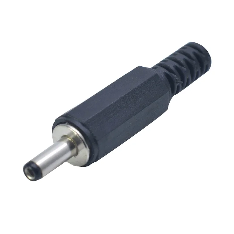 

NinthQua 10PCS Black 3.5mm x 1.35mm DC Power Male Plug Jack Adapter 3.5*1.35 jack For Laptop Socket Outlet Plug DIY