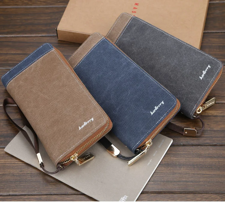 

2021Baellerry pu Leather credit card holder coin purse men long clutch purse wallets billeteras para hombre, Customized color