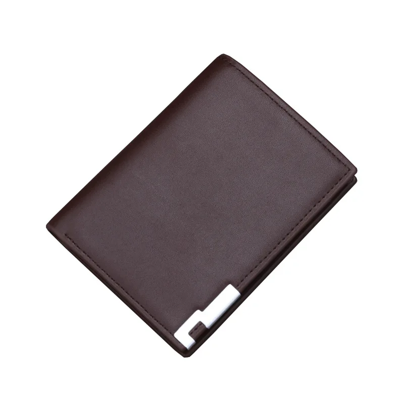 

New Korean Style Men's Multifunctional Casual Short Fine Grain Fashion Wallet