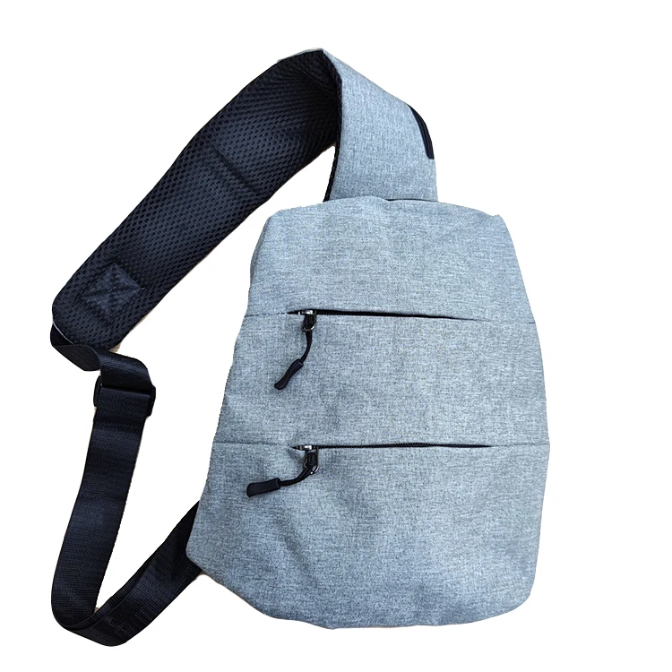 

Fashion Beauty Custom Travel Sports backpack bag Polyester Makeup A4 Size Pad backpack bag, Grey