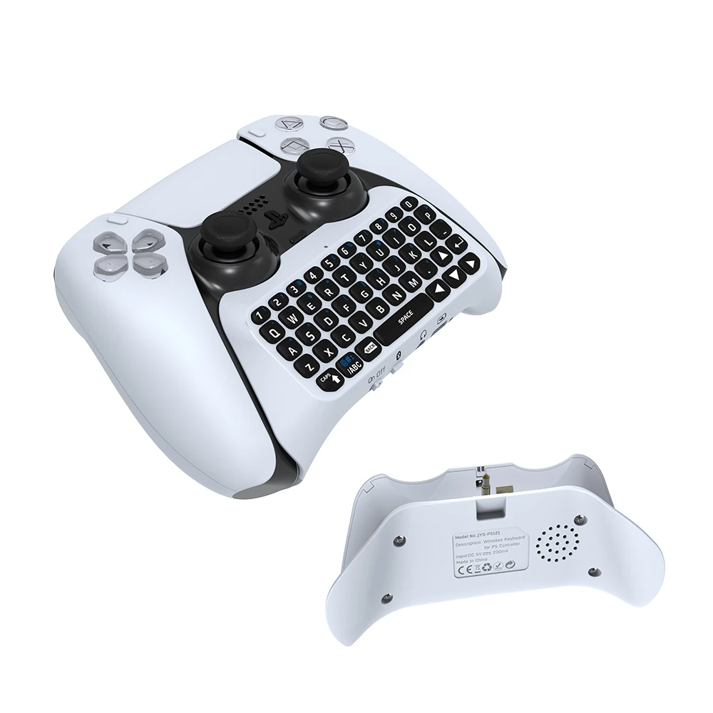 

PS5 gamepad gaming console wireless external keyboard built-in speaker for voice chat input P5121