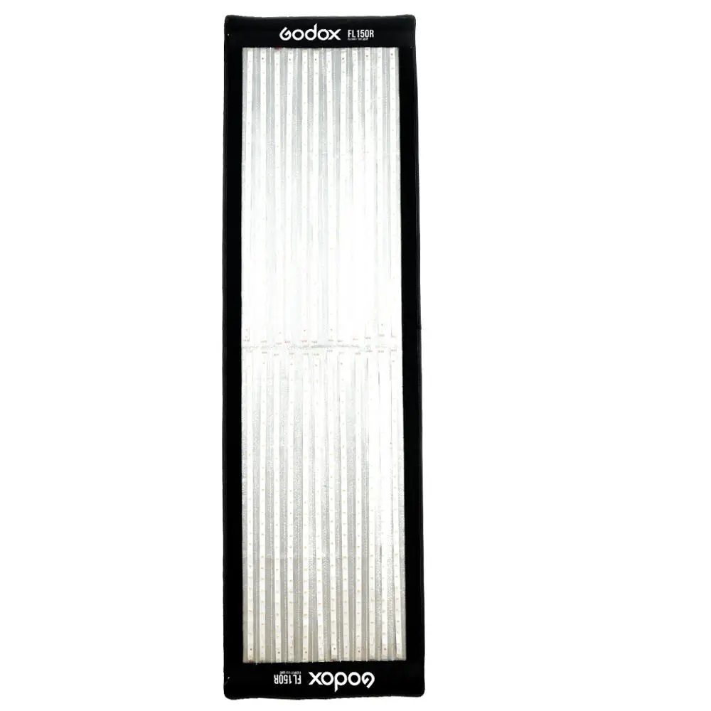

Godox FL150R 150W Flexible LED Video Light Rollable Cloth Lamp with Honeycomb Grid Softbox + Controller + Remote Control and APP, White