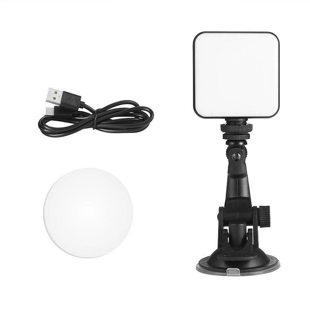 

Dropshipping small mini fill light LED adjustable charging photography light, Black