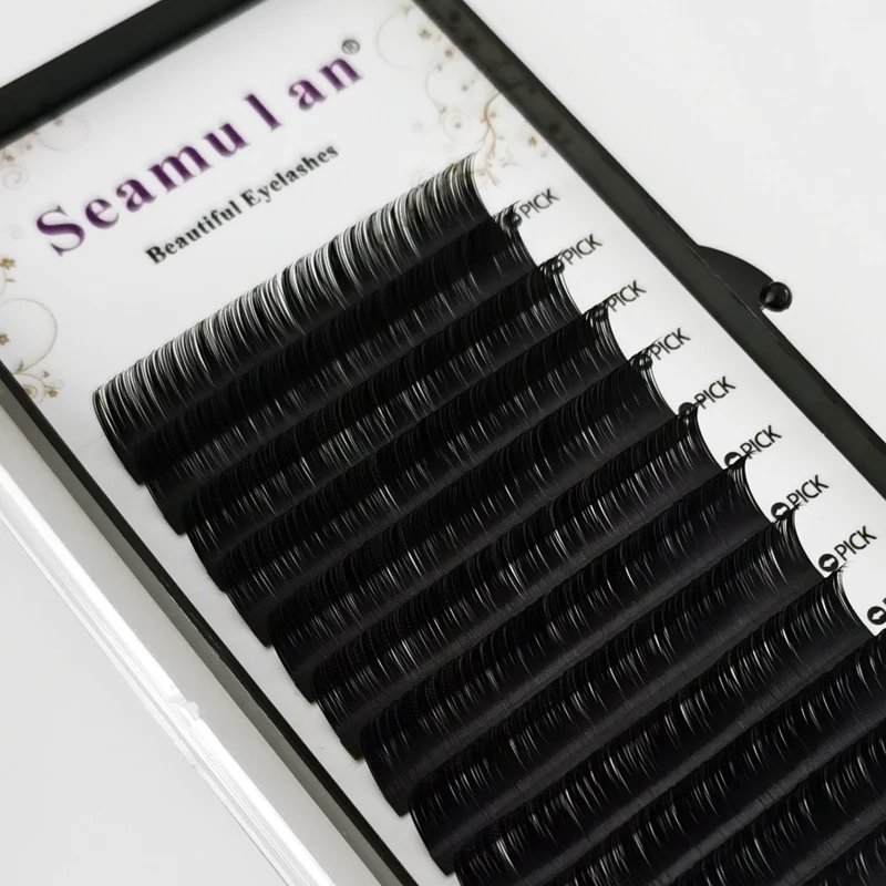 

2021 wholesale natural Classic eyelash C CC D DD curl lashes for Christmas Day silk individual eyelash extension, Natural black