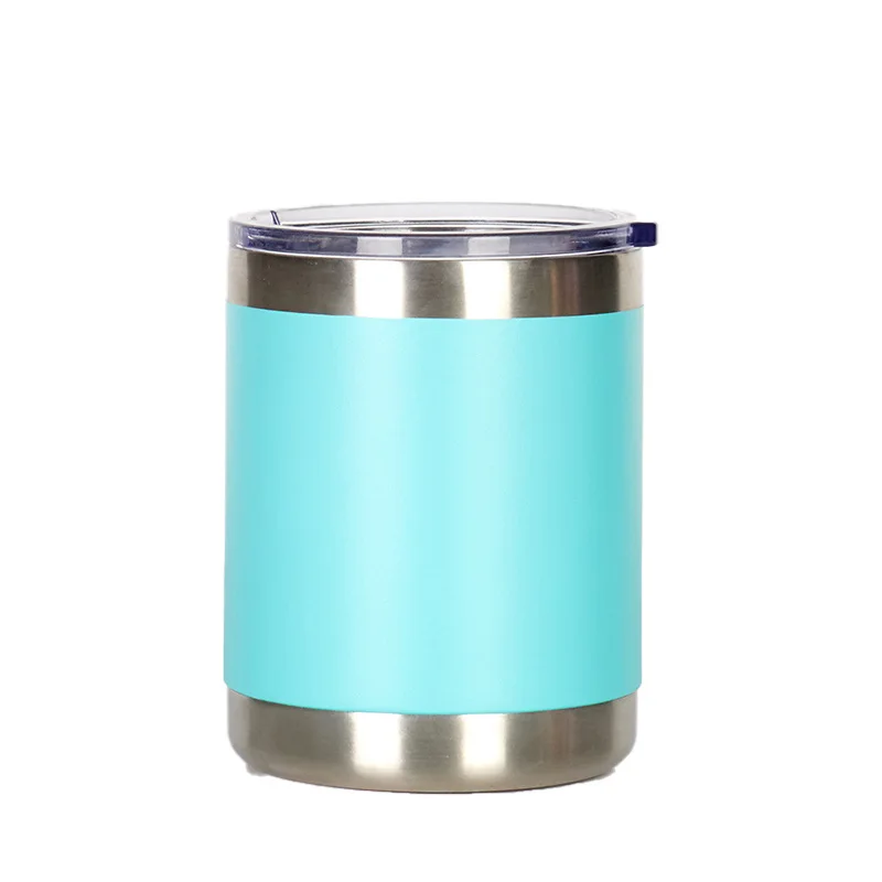 

2020 New Arrival Portable Custom Coffee Mug Travel Double Wall 304 Stainless Steel Mug Tumbler With Slide Lid, Black/white/pink/green