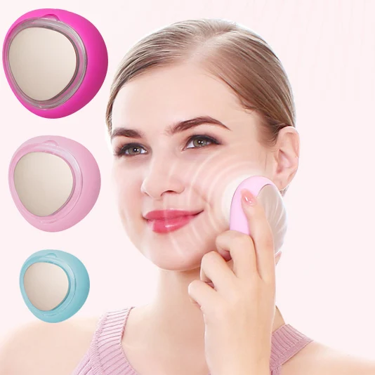

Amazon Hot Sales USB Rechargeable Sonic Vibration Smart Facial Mask Beauty Device for Personal Care, Rose red/pink/blue