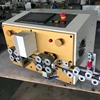 Automatic round or flat jacket cutting and stripping machine