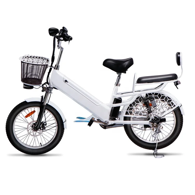 

Double Seat Powerful 350w Electric Motor Bike Electric Bike 48v Electric Bicycle Two-wheel Scooter 48v 10ah Lithium Battery Ce