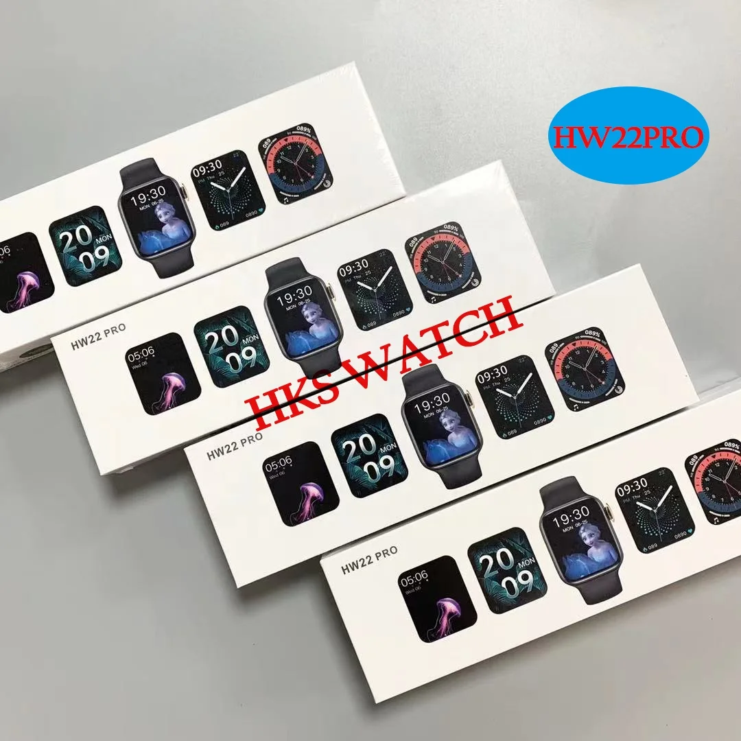 

HW22PRO 1.75 inch Full Touch Screen Smartwatch Waterproof Rolling Button Custom Dial Reloj inteligente Series 6 Smart Watch, Multiple