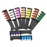 

Z1356 Disposable Large 4 Grid Hair Care Styling Tools Temporary Hair Coloring Comb Multicolor One-time Hair Dyed Comb