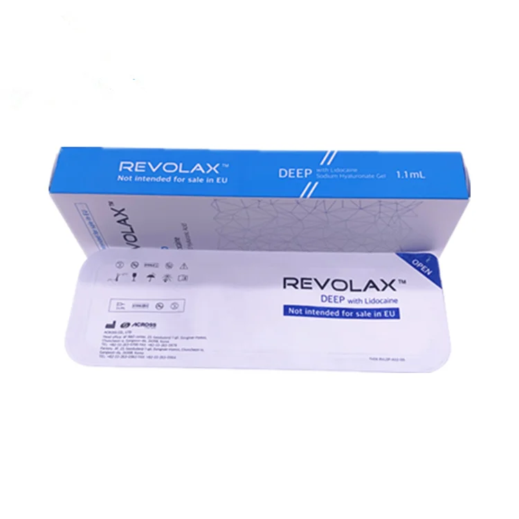 

Revolax deep Korea hyaluronic acid injections dermal filler, Transparent