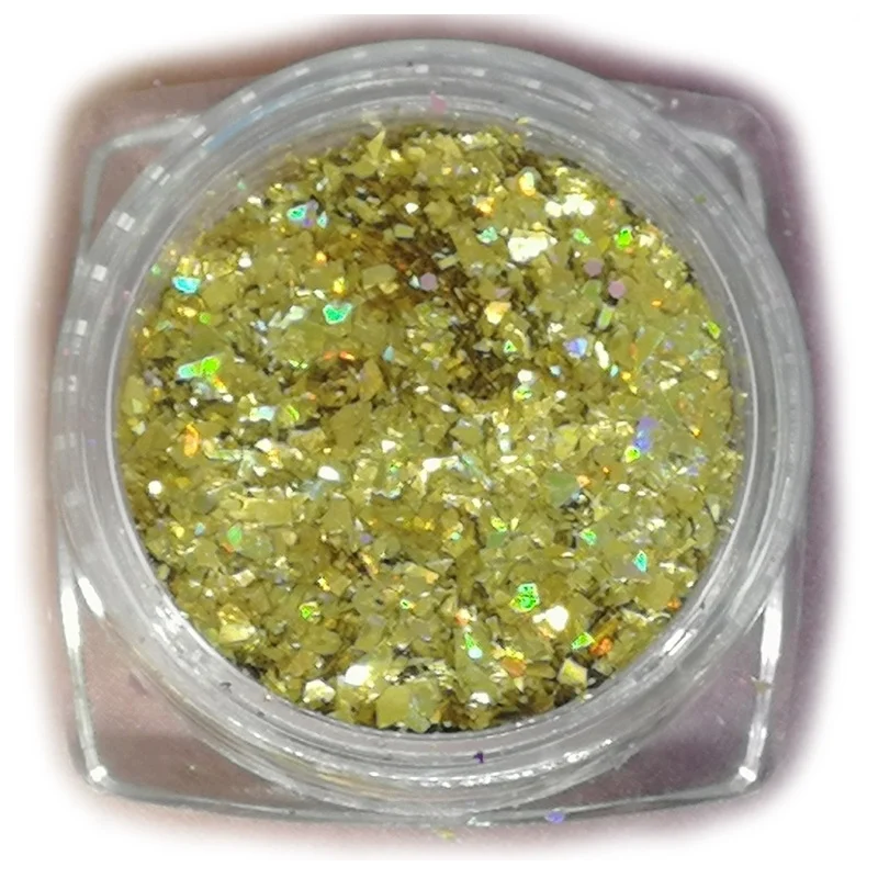 

Holographic Glitter Mix Nail Chunky Irregular Glitter Powder Nail Chrome Mirror Powder