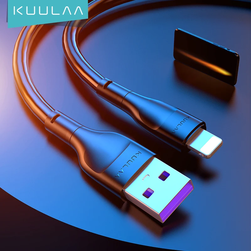 

KUULAA Amazon Top Seller 2021 High Quality 2.4A Fast Charging Line For Apple Data Cable For iPhone