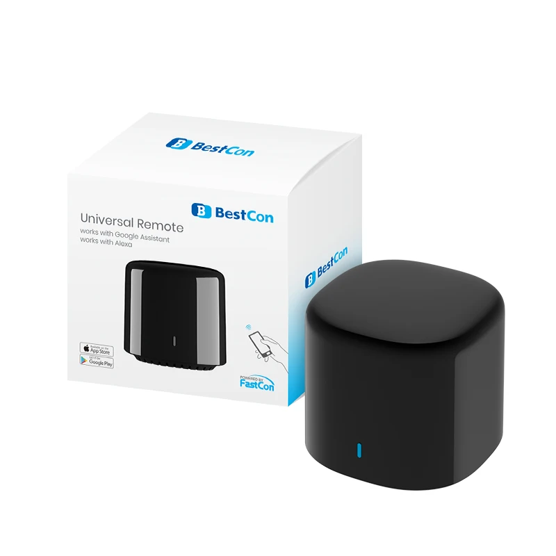 

BroadLink RM4C mini Home smart control smart infrared IR remote controller WiFi universal remote, Black