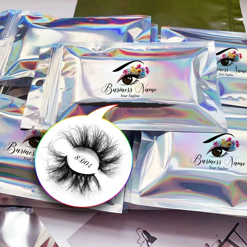 

Lashes3d wholesale vendor 25mm with eyelash packing bags and Lash tweezer eyelash brush Private Label mink eyelashes