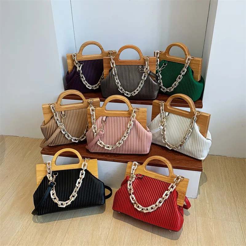 

High Quality Acrylic Chain Bag Woman Famous Handbags Ladies Luxury Hand Bags Popular Purses For Girls