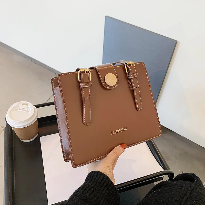 

2021 Autumn/Winter New Fashion Cross-Body Bag Casual Solid Color Small Square Bag Women Handbag, 4 colors