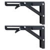 Furniture Triangle Shelving Adjustable Right Angle L Shaped Metal Stainless Steel Wall Mounted Folding Table Shelf Bracket