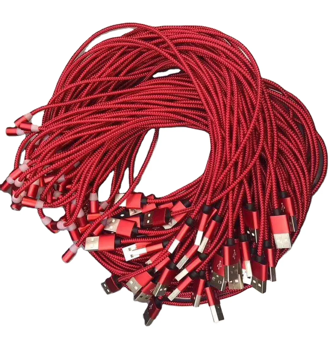 

TBC-CP03 Magnetic USB cable 3 in 1 type-c micro nylon braid colorful cable