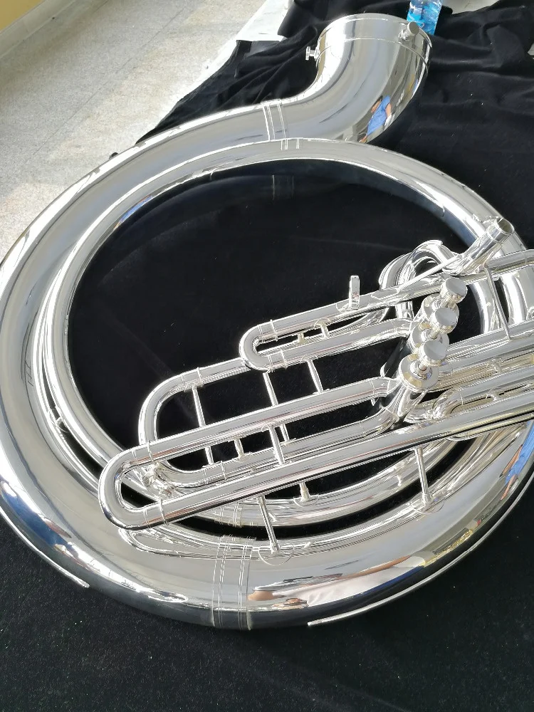 
Gold lacquer / Silver plated Bb key Sousaphone (JSH-110) 