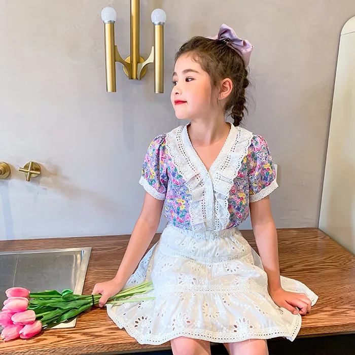 

High demand products kids girls' clothing sets girl princess dresses, Purple