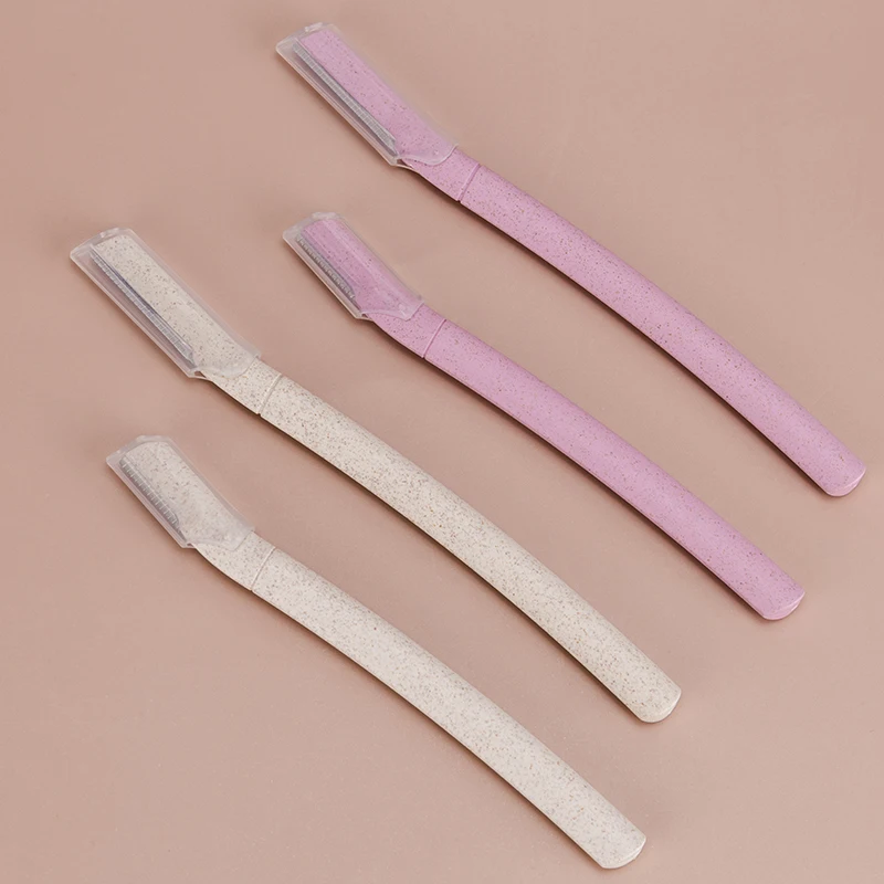 

3pcs private label Matgicol makeup disposable blades biodegradable hair removal trimmer shaper eco friendly eyebrow razor