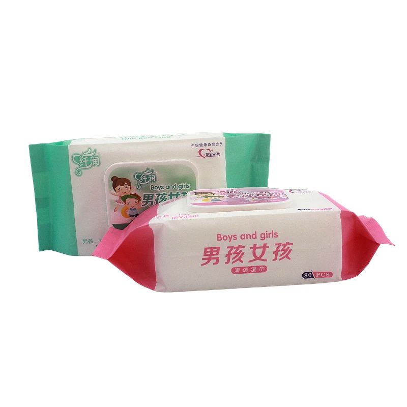 

high quality alcohol free baby wipes wet tissue travel natural Organic adult facial wet wipes 80pcs