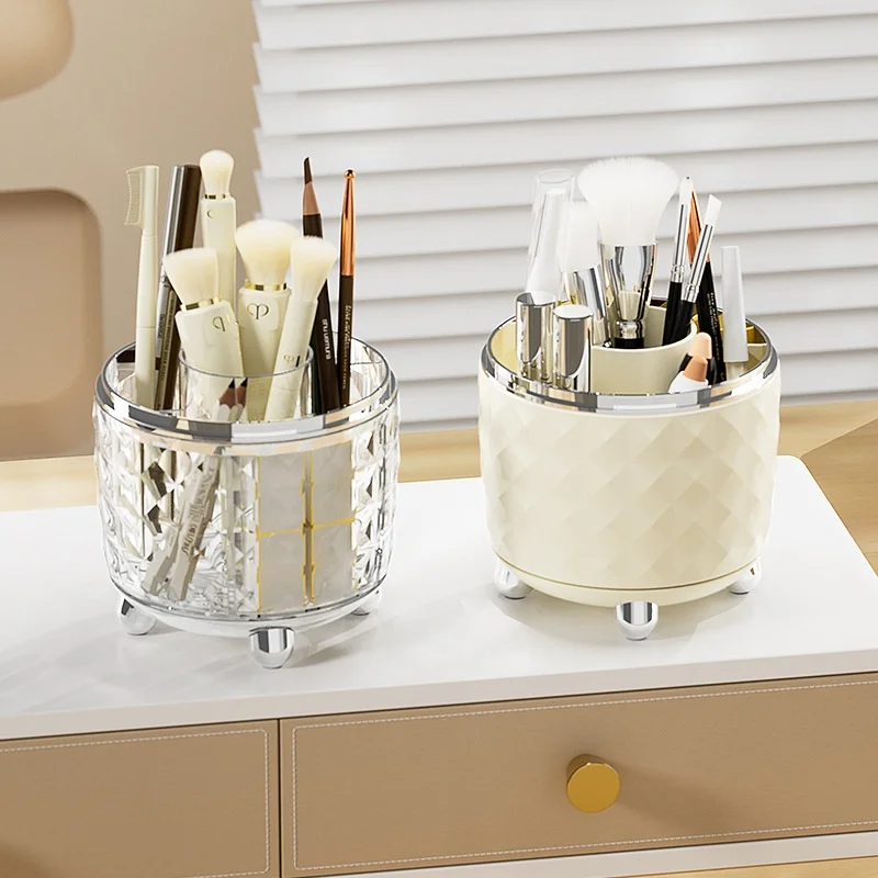 Rotatable Make up Organizer Storage Organizers 360 Degree Rotating Makeup Brush Holder Makeup Organizer Storage Box