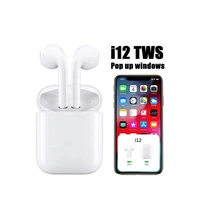 

Draadloze Airpoding I12 Touch Tws Audifonos Auriculares Wireless Bluetooths 5.0 Earbuds Black White I12 Tws