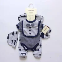 

5 pcs newborn baby clothes outfit gift romper jumpsuit bodyjump bib wholesale kids clothes bouqieus 100 % cotton boutiques