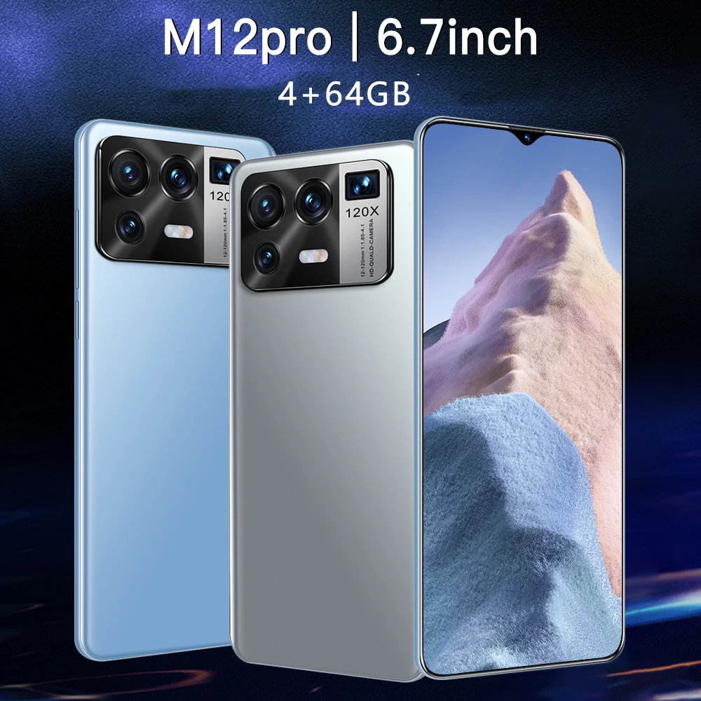 

M12pro mobile phone 5g dual card dual standby 6.7inch Full HD large screen Android 11.0 new mobile phone
