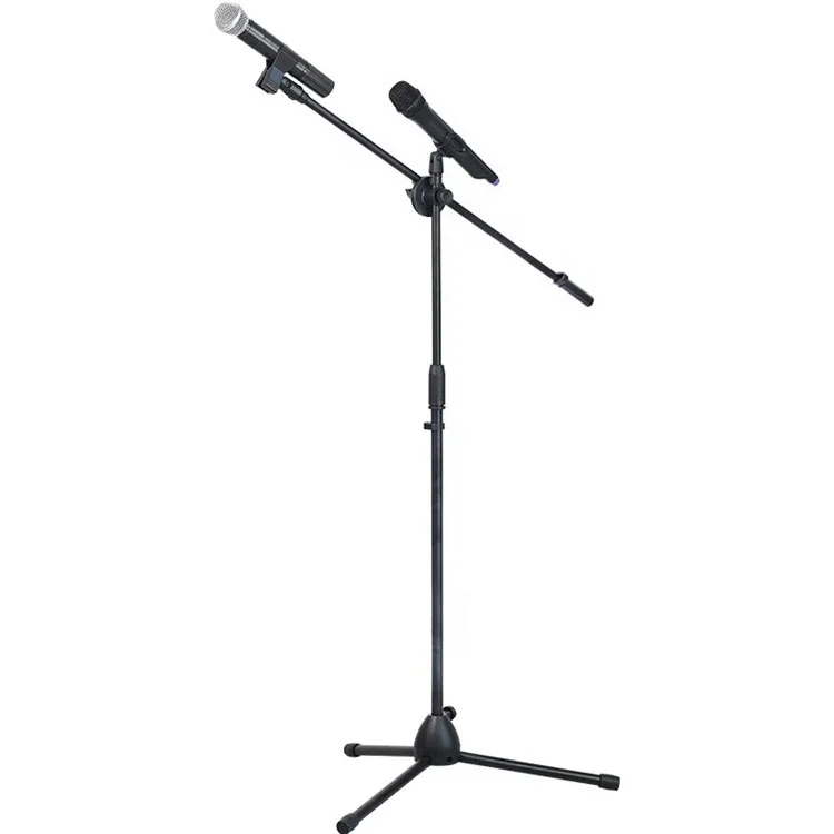 

Manufacturer Standard Floor Stage Microphone Stand, Black