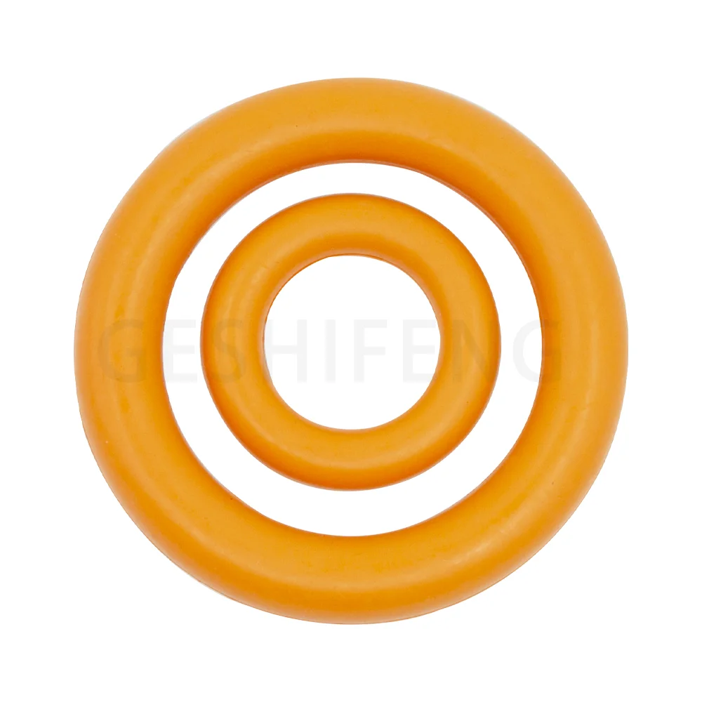 

Drop Shipping Dog Chewing Toys Round Shape Dog Toy Pet Rubber Bite Molar Orange Color Interactive Toy Pet Dog With Low Price, Orange(other colors can be customized)