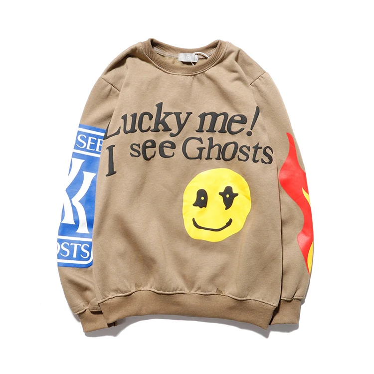 

Kanye Lucky Me I See Ghost Feel Trendy Hip Hop hoodie sweaters hoody Sweatshirts Letter drop shipping Hoodies
