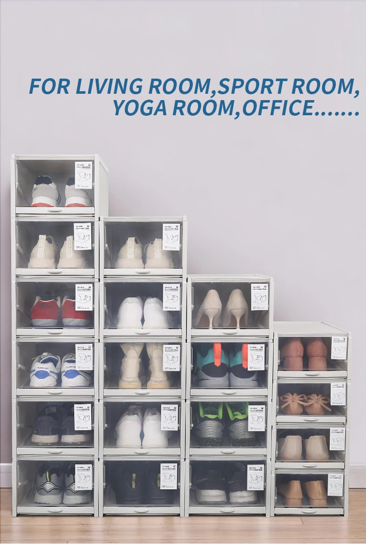 stackable shoe racks at walmart on Transparent Shoe Organizer Plastic Storage Shoe Box Plastic Stackable Shoe Box Organizer Buy Shoe Box Organizer Plastic Shoe Box Shoe Box Organizer Product On Alibaba Com