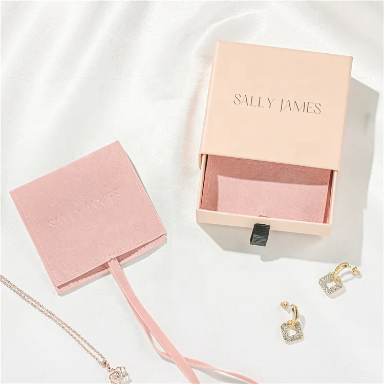 

High-end Best seeling jewellery bracelets pouches with paper drawer box, Custom