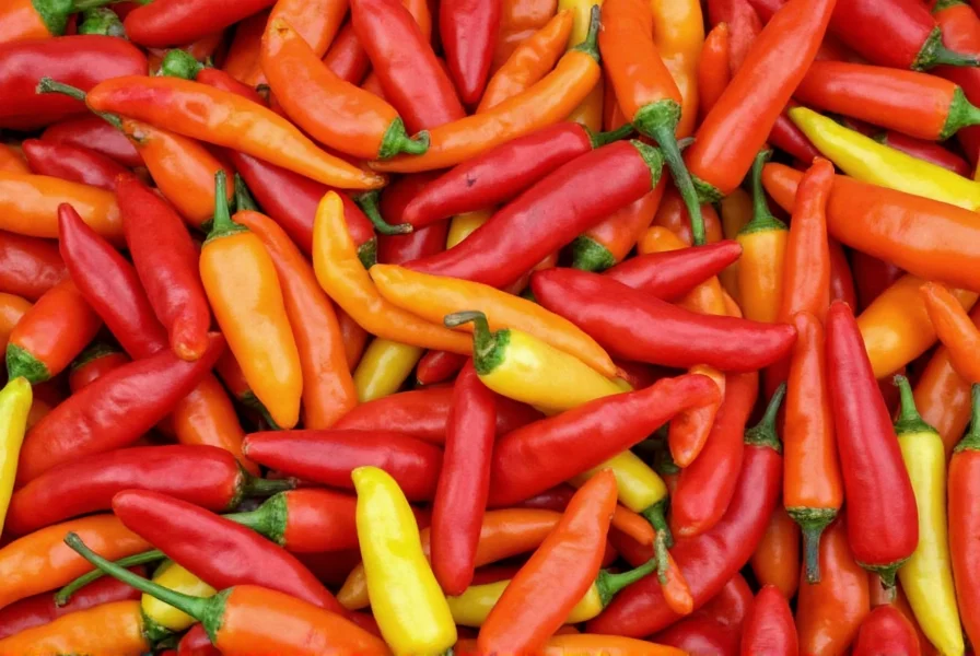 Mild Spicy Pepper Comparison