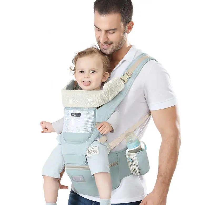 

High Quality Double shoulder 360 All Carry Positions Front Facing baby sling wrap carrier