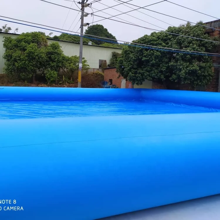 

Customized Cube 25x18x1.2m Inflatable Water Pool Summer Sport Game With Air Pumps in stock for best price, Blue, can be customized